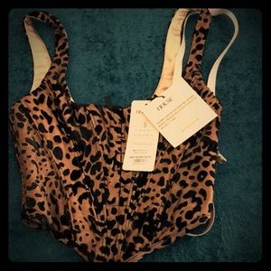 Leopard printed corset/bustier from House of CB